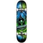 Darkstar Anodize FP Lime Blue 7.25" Complete Skateboard