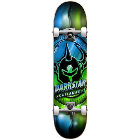 Darkstar Anodize FP Lime Blue 7.25" Complete Skateboard