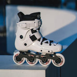 FR FRX 80 White Rollerblades outdoors