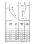 Gain Protective Gear Size Chart