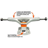 GrindKing Locker 8.5" Raw Skateboard Trucks