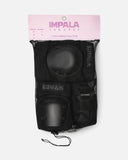 Impala Adult Black 3 Pad Set in package