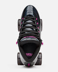 Impala Black Holographic Rollerskates top view