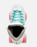 Impala White Rollerskates top view
