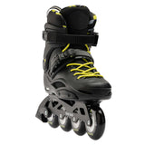 Rollerblade Cruiser Black Neon Yellow Rollerblades front view
