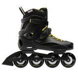 Rollerblade Cruiser Black Neon Yellow Rollerblades side view