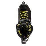 Rollerblade Cruiser Black Neon Yellow Rollerblades top view