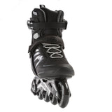 Rollerblade Zetrablade Black Silver Rollerblades front view