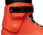 THEM x WKND Collab 80mm Orange Rollerblades cuff detail