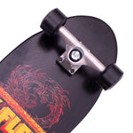 Z Flex Dragon 80s 9.75" Complete Cruiser Skateboard Angle 5