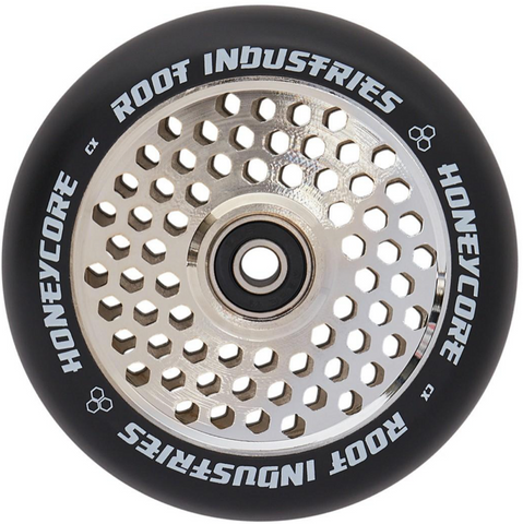 Root Industries Honey Core 120mm Black Silver Scooter Wheel