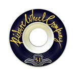 Picture Wheel Co Pop Yellow 99A 51mm Trick Skateboard Wheels