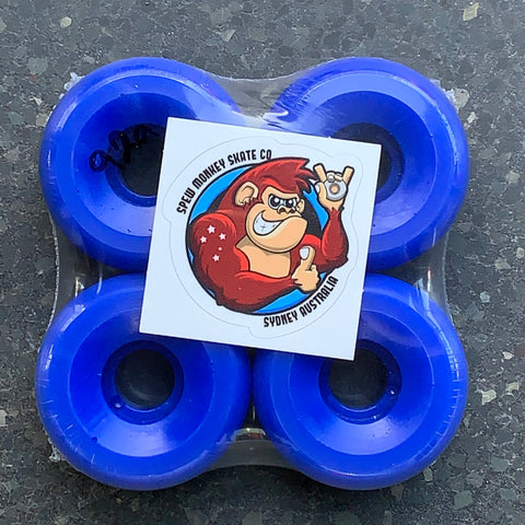 Spew Monkey Dragon Slayer Blue 92a Skateboard Wheels