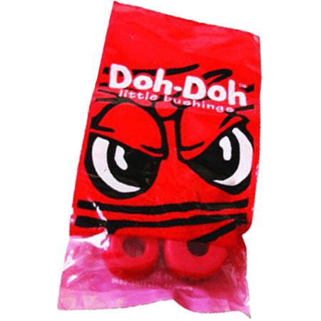 Doh Doh Red 95a Medium 4 Pack Skateboard Bushings