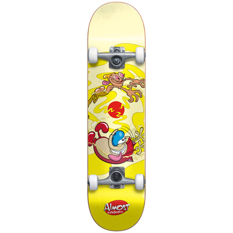 Almost Ren & Stimpy Drain 8.0" Complete Skateboard