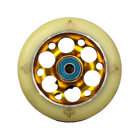 100mm Gum Gold Scooter Wheel