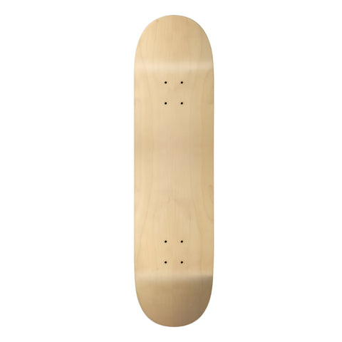 4 Skateboard Co TV Laser Natural 8.5" Skateboard Deck