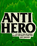 Anti Hero Grosso Black SSD25 Black Skateboard Deck