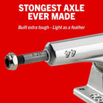 Ace AF1 Inverted Hollowed Raw 55 Skateboard Trucks