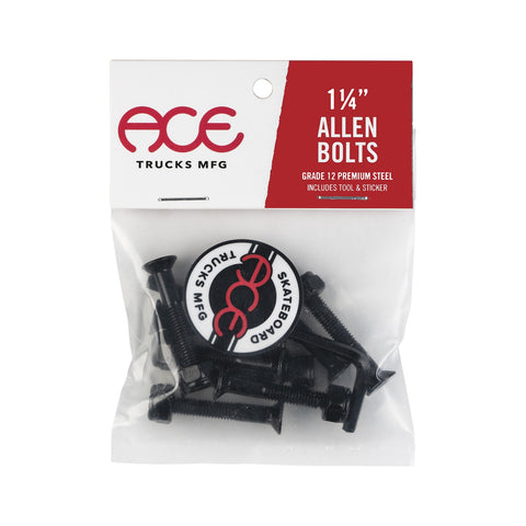 Ace Bolts Allen 1.25" Skateboard Hardware