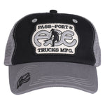 Ace X Passport Packers Trucker Black Steel Cap