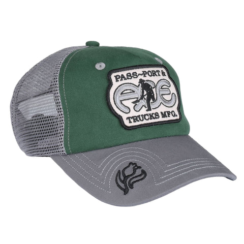 Ace X Passport Packers Trucker Green Steel Cap