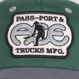 Ace X Passport Packers Trucker Green Steel Cap