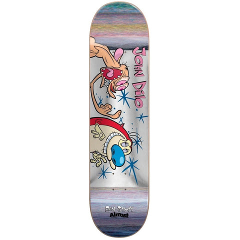 Almost x Ren & Stimpy Dilo Fingered 8.125" Skateboard Deck 