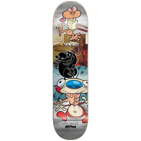 Almost x Ren & Stimpy Youness Room Mate 8.25" Skateboard Deck