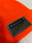 Blockade Industries 3M Reflective Orange Beanie detail