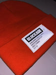 Blockade Industries 3M Reflective Orange Beanie reflective detail