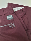 Blockade Industries Maroon Work Pants hip detail