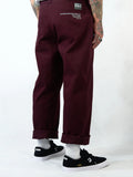 Blockade Industries Maroon Work Pants on model