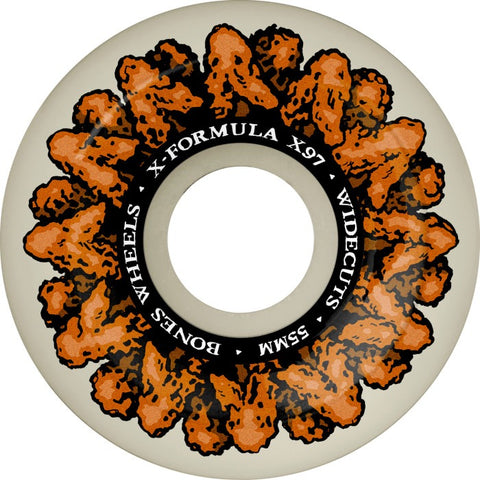 Bones XF 55mm V6 Widecuts Wingin It 55mm 97a Skateboard Wheels