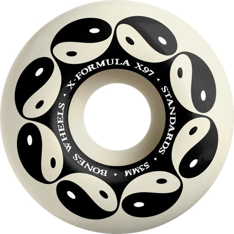 Bones X-Formula Yin Yang 54mm 97a Skateboard Wheels