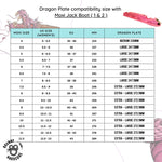 Brunny Hardcore Dragon Black Plate Moxi Jack Boot Size Chart