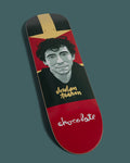 Chocolate Hecox Portrait WR42 8.5 Skateboard Deck blue background