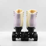 Chuffed Sunset Lilac Cloud Cruiser Rollerskates pair rear view