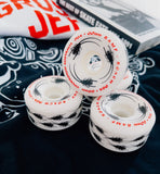 Cockroach Ramp Roach 60mm 96a White Skateboard Wheels
