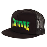 Creature Trucker Logo Black Cap