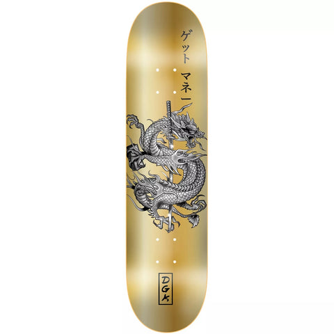 DGK Get Money Gold 8.25" Skateboard Deck