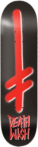 Deathwish OG Gang Logo Red Black 8.25 Skateboard Deck
