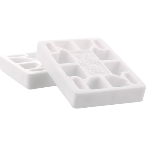 Dogtown White 1/4 Riser Pads