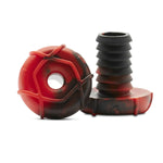 Envy Nylon Bar Ends Black Red