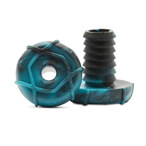 Envy Nylon Bar Ends Black Teal