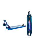 Ethic Pandemonium V2 500 19.7 Chrome Blue Scooter Deck