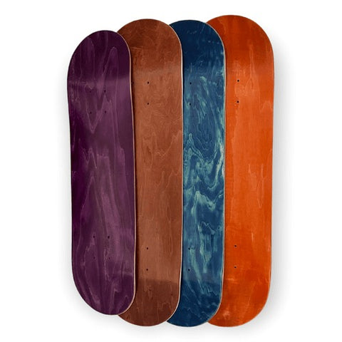 Etneral Brown Stain Blank 9.0" Skateboard Deck