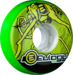 Eulogy Schrijn 58mm/89a Green 4 Pack Rollerblade Wheels