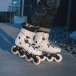 FR FRX 80 White Rollerblades on model