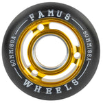 Famus 60mm 88a Gold 4 Pack Rollerblade Wheels